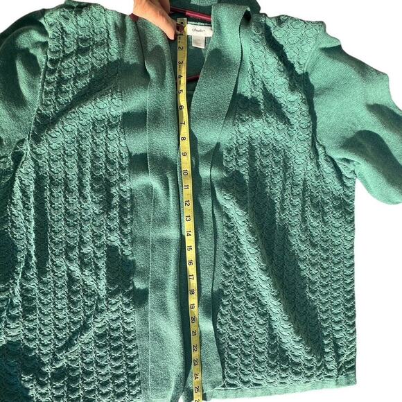 CJ Banks women’s one piece tank and cardigan sweater set, women's size 1X - Picture 7 of 10